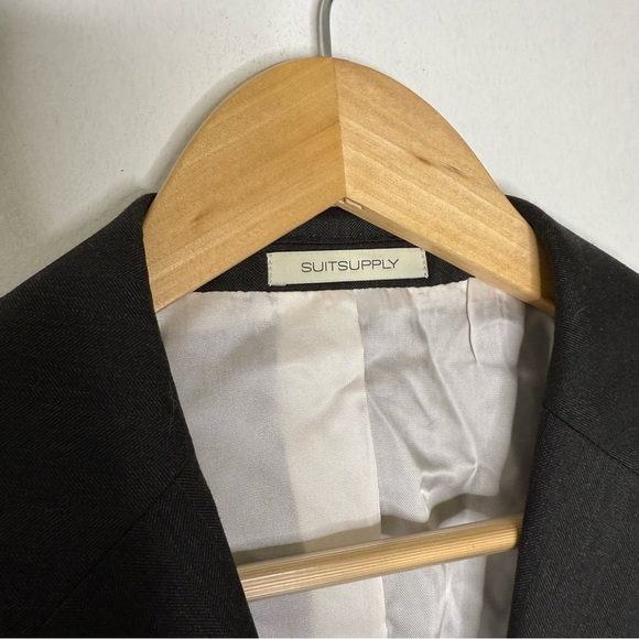 Suitsupply Men’s Wool Havana Tulip Slim Fit Blazer Size 36 Charcoal - Picture 7 of 8